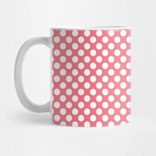 Polka Dot Collection - Red and White Pattern Mug